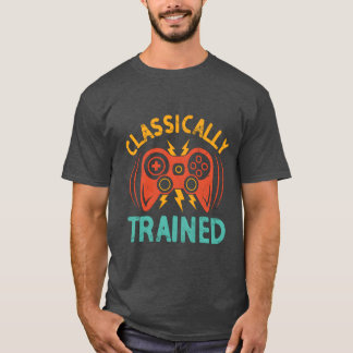 T-shirt Joueur classique en pluie Jeu vidéo Jeu PC Jeu cad