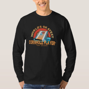 T-shirt Joueur Cornhole Mondes Okayest Joueur Cornhole