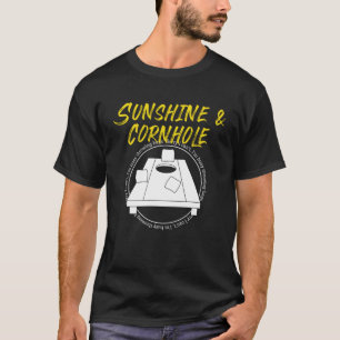 T-shirt Joueur Cornhole Sack Jetant Le Hobby Été