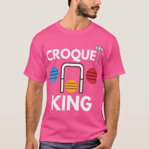 T-shirt Joueur Croquet Wicket Club Jeu de pelouse Dire Drô