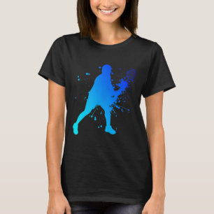 T-shirt Joueur de badminton de squash de navette