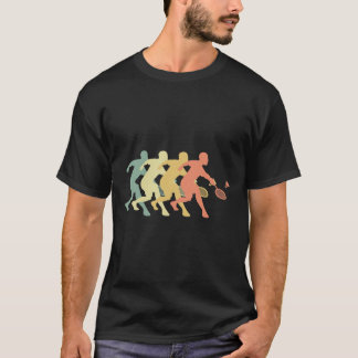 T-shirt Joueur de badminton - Idée cadeau de badminton rét