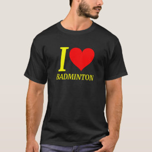 T-shirt Joueur de badminton mignon
