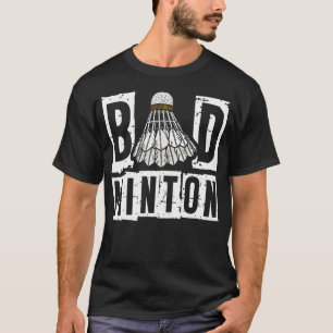 T-shirt Joueur de badminton volant