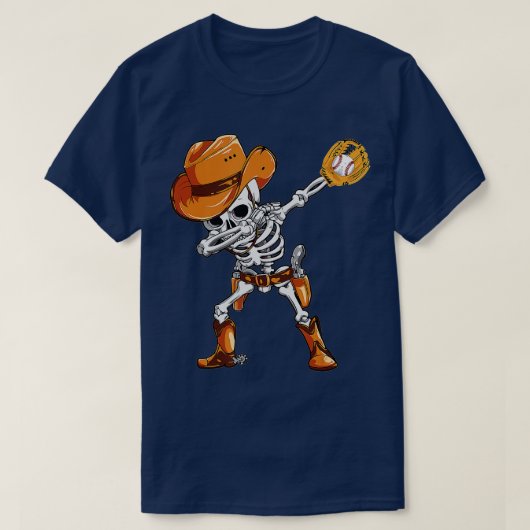 T-shirt Joueur de base-ball d'Halloween (Design devant)