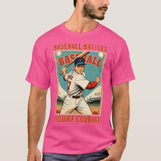 T-shirt joueur de baseball