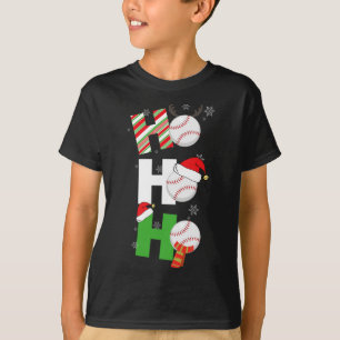 T-shirt Joueur de baseball de Noël amusant Joueur de tatou