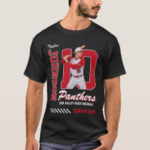 T-shirt Joueur de Baseball Maillot Personnalisé Photo Numé