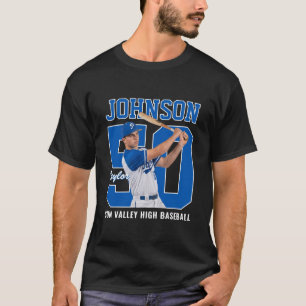 T-shirt Joueur de Baseball Senior Maillot Personnalisé Num