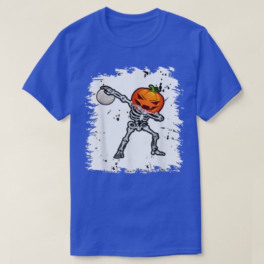 T-shirt Joueur de baseball squelette Fan Squelette Hallowe (Design devant)