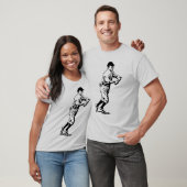 T-shirt Joueur de baseball vintage (Unisexe)