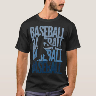 T-shirt Joueur de baseball vintage Retro