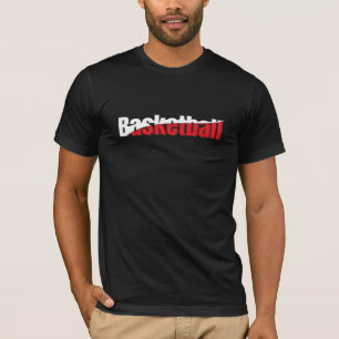 T-shirt Joueur de basket-ball Abstrait Swish - Word Art