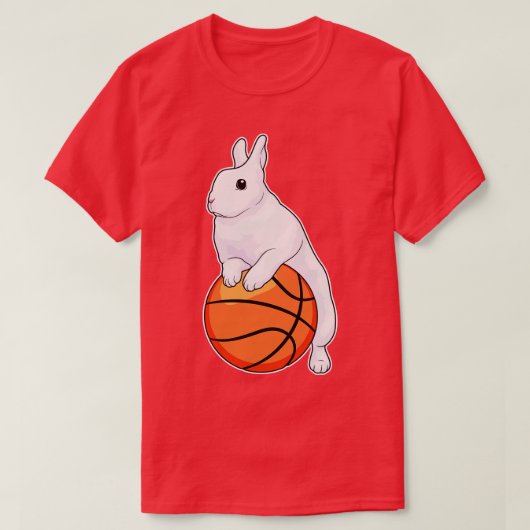 T-shirt Joueur de basket-ball Bunny (Design devant)