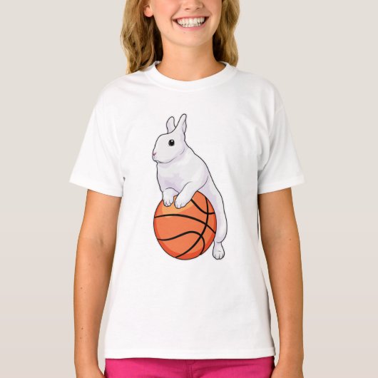 T-shirt Joueur de basket-ball Bunny (Devant)