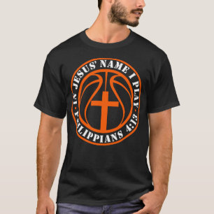 T-shirt Joueur de basket-ball chrétien Jésus-Christ Joueur