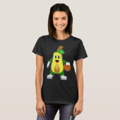 T-shirt Joueur de basket-ball d'Avocado (Devant entier)