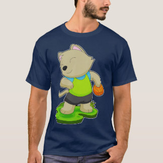 T-shirt Joueur de basket-ball de chat