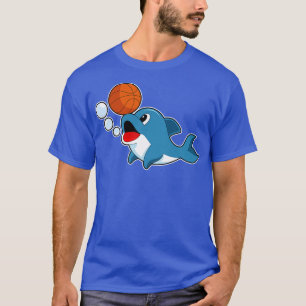 T-shirt Joueur de basket-ball de dauphin