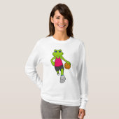 T-shirt Joueur de basket-ball de grenouille (Devant entier)
