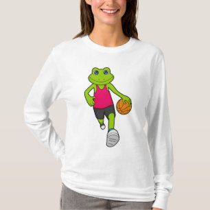 T-shirt Joueur de basket-ball de grenouille