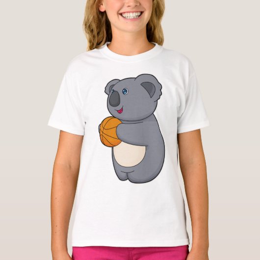 T-shirt Joueur de basket-ball de Koala (Devant)