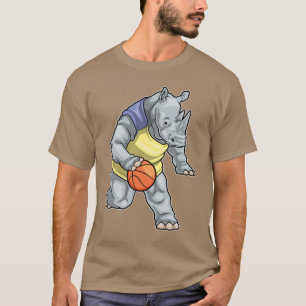 T-shirt Joueur de basket-ball de Rhino