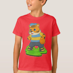T-shirt Joueur de basket-ball de tigre