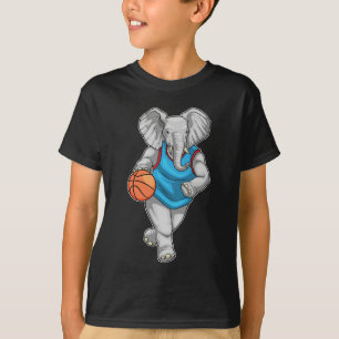 T-shirt Joueur de basket-ball éléphant