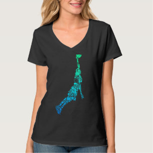 T-shirt Joueur de basket-ball entraîneur Dunking Garçons H