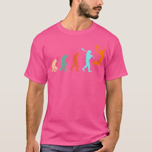 T-shirt Joueur de basket-ball - Evolution (Devant)