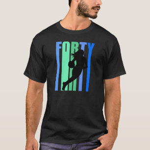T-shirt Joueur de basket-ball féminin 40E Anniversaire Sho