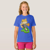 T-shirt Joueur de basket-ball Fox (Devant entier)