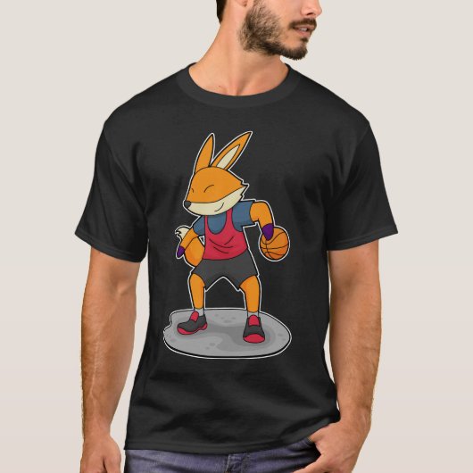 T-shirt Joueur de basket-ball Fox (Devant)