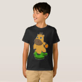 T-shirt Joueur de basket-ball Giraffe (Devant entier)