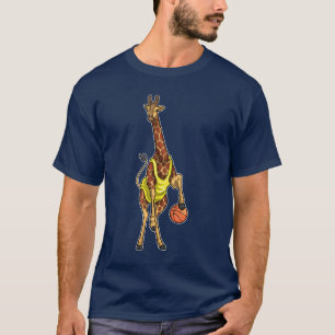T-shirt Joueur de basket-ball Giraffe