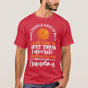 T-shirt Joueur de basket-ball Grand-mère de basket-ball E
