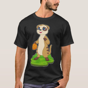 T-shirt Joueur de basket-ball Meerkat