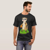 T-shirt Joueur de basket-ball Meerkat (Devant entier)