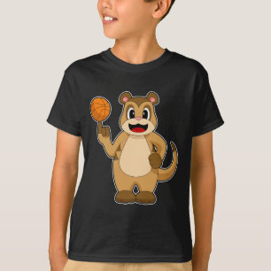T-shirt Joueur de basket-ball Meerkat