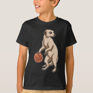 T-shirt Joueur de basket-ball Meerkat