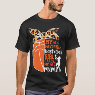 T-shirt Joueur de basket-ball Mimi Fier Mimi Grand