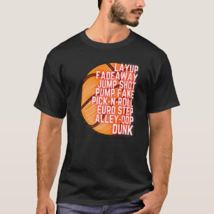 T-shirt Joueur de basket-ball motivé pour le jour de match