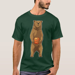T-shirt Joueur de basket-ball ours Basket-ball