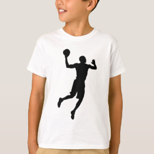 T-shirt Joueur de basket-ball Pop Art Silhouette