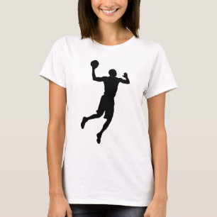 T-shirt Joueur de basket-ball Pop Art Silhouette