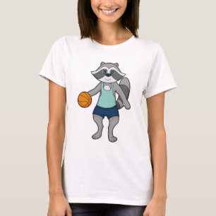 T-shirt Joueur de basket-ball Racoon