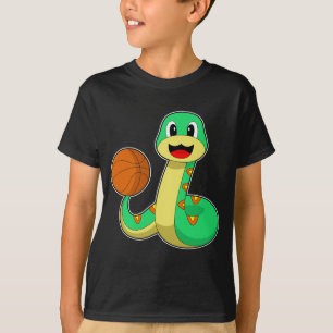T-shirt Joueur de basket-ball serpent