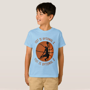 T-shirt Joueur de basket-ball sur basket-ball