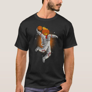 T-shirt Joueur de basketball d'Halloween Citrouille Jack